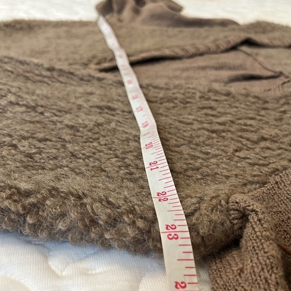 Sleeping on Snow Tan Multi-Texture Open Cardigan - Picture 14 of 16